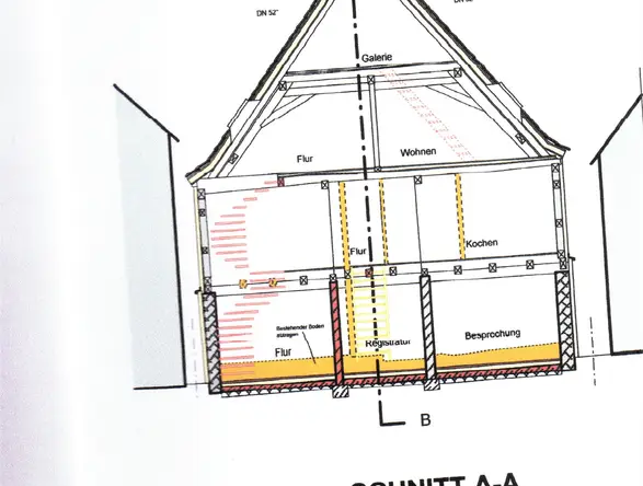 Ansicht Schnitt A Kapitalanlage Immobilien Tübingen