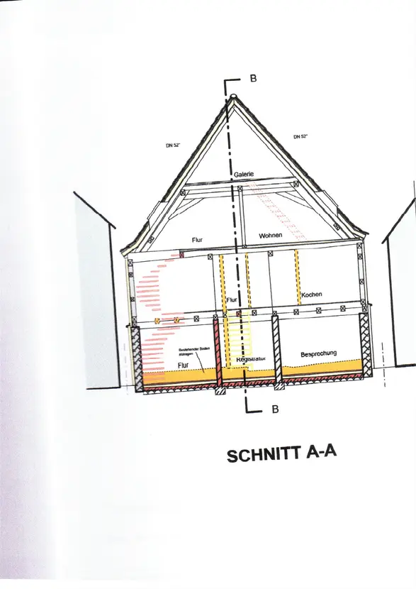 Ansicht Schnitt A Kapitalanlage Immobilien Tübingen