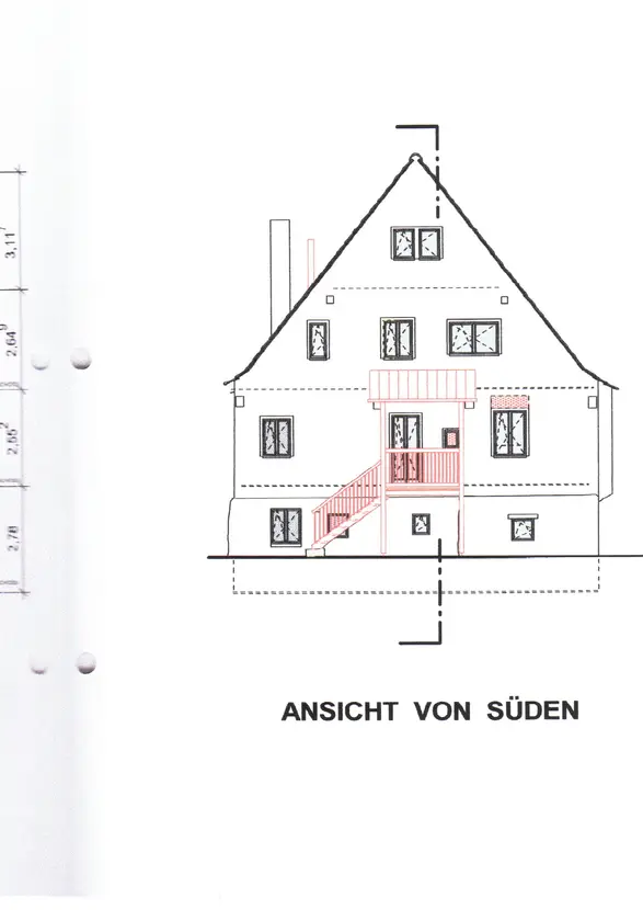 Ansicht Süden 2 Häuser verkaufen Tübingen