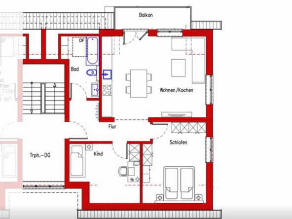 3,5 Zimmer Dachgeschoss Neubau-Wohnung in Frickenhausen zu verkaufen kaufen Immobilienmakler Rietek